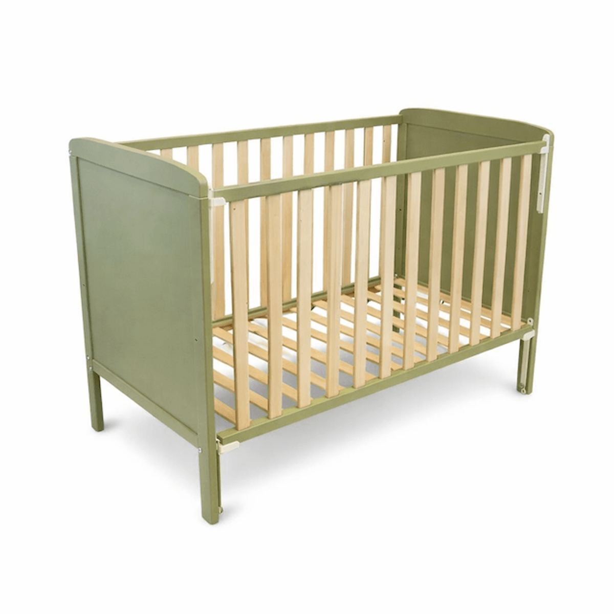 Troller | Luna Sprinkelseng | Justerbar Side 120x60 cm | Grønn/ Natur