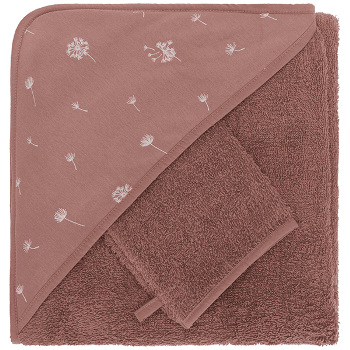 Fillikid | Hettehåndkle Sett | Dandelion Pink