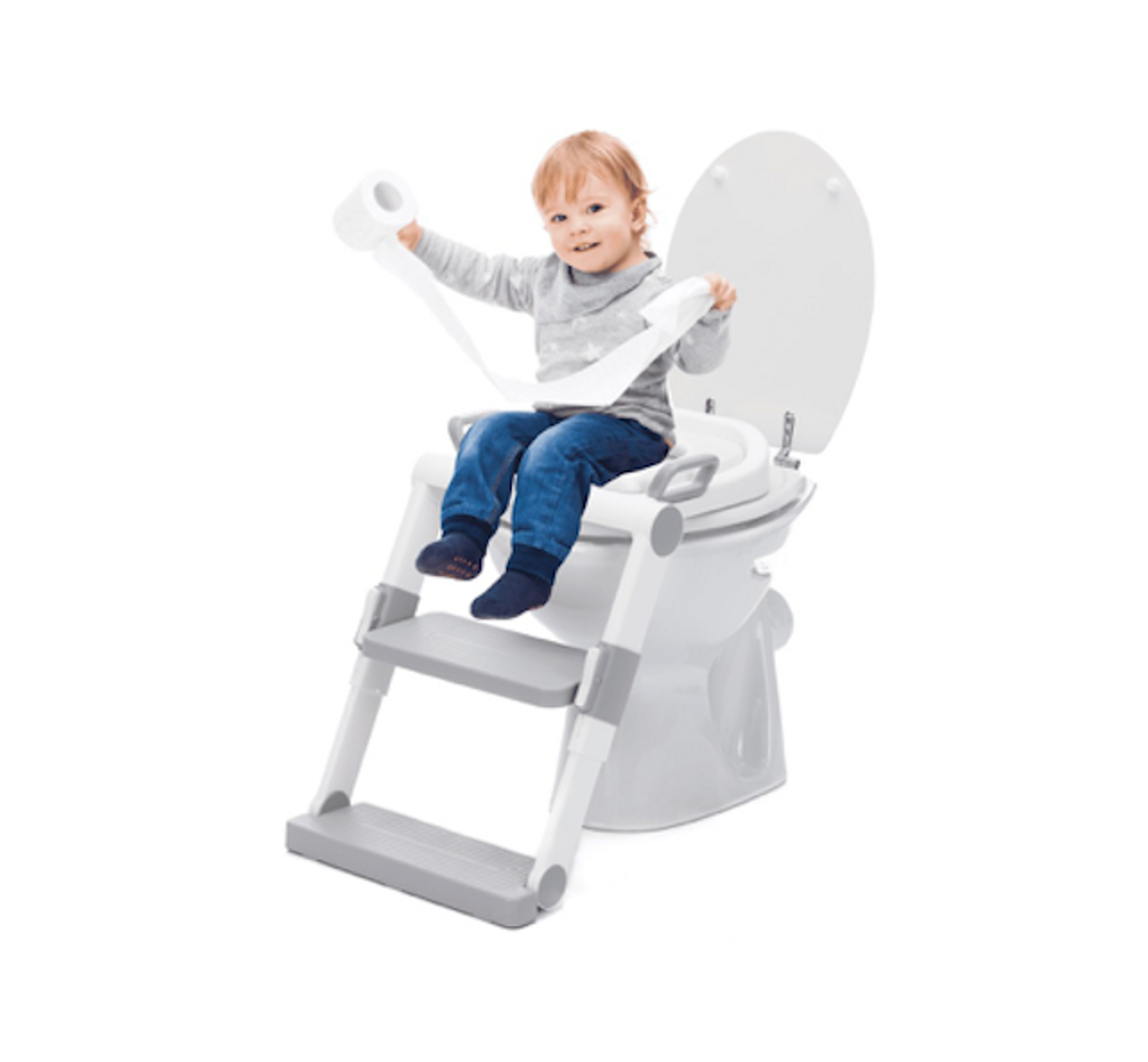 Fillikid | Toalett trener Compact | White/Grey