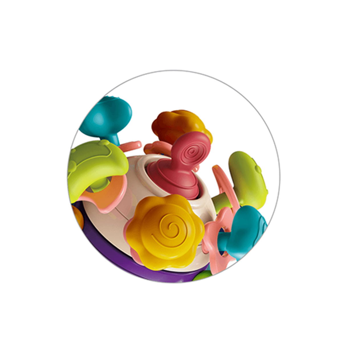 Babyono | Sensory teether STAR BALL