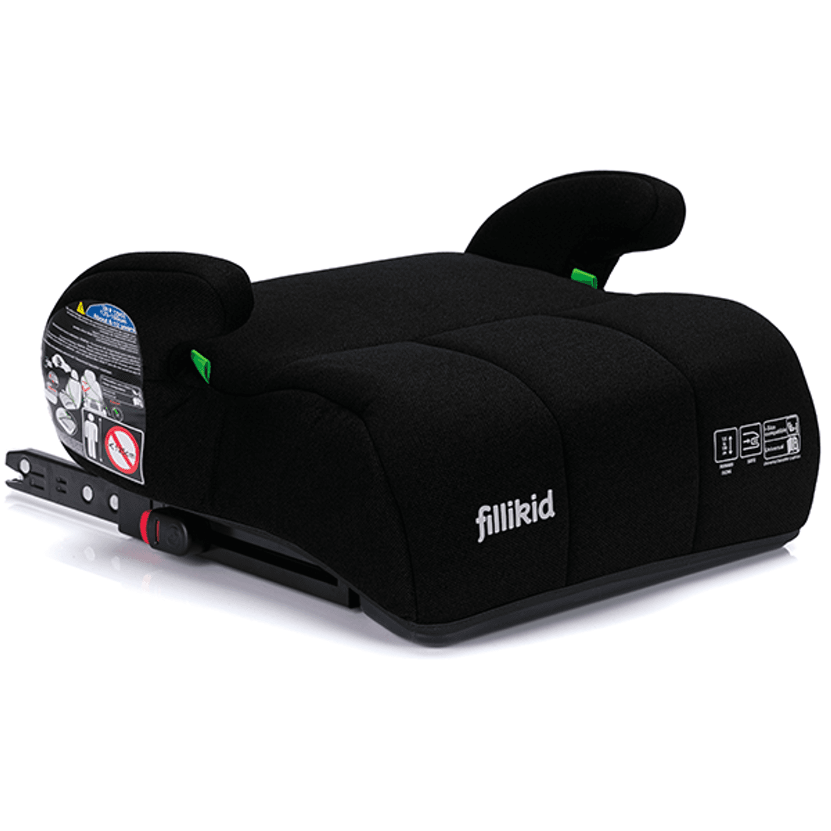  Fillikid | Comfort Bilstolpute m/Isofix | Black