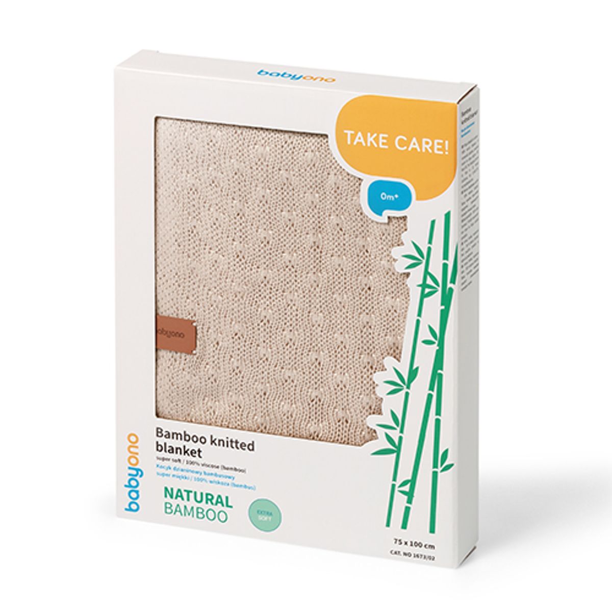 Babyono | Bambusteppe 75x100 | Lys beige