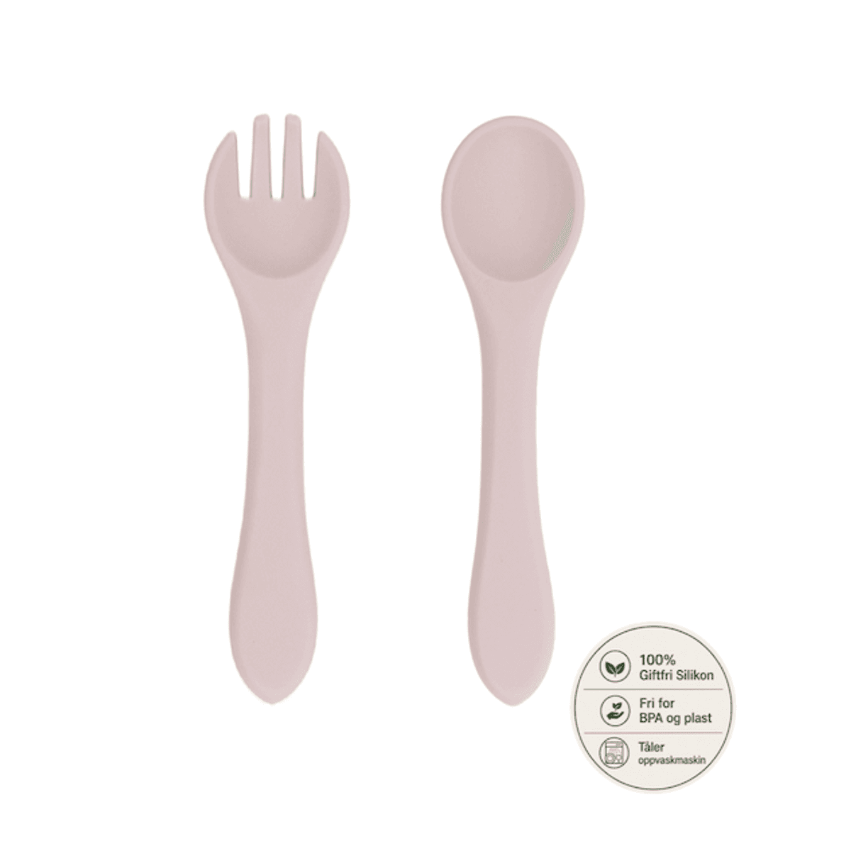 Troller Kids | Silikon Bestikk | Rosa