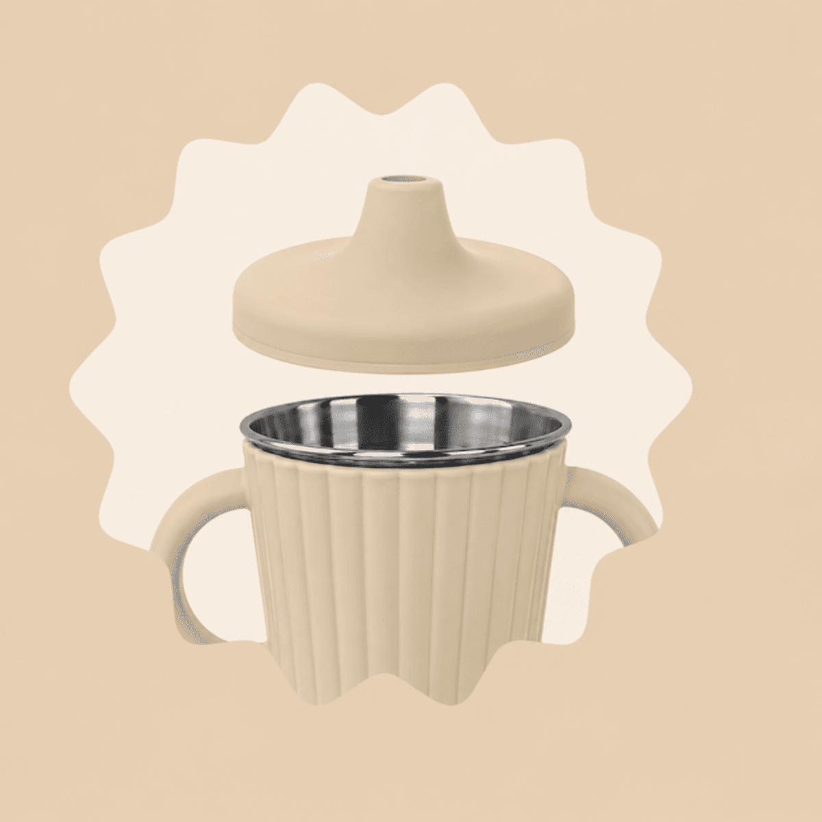 Troller Kids | Silikon Tutekopp | Beige