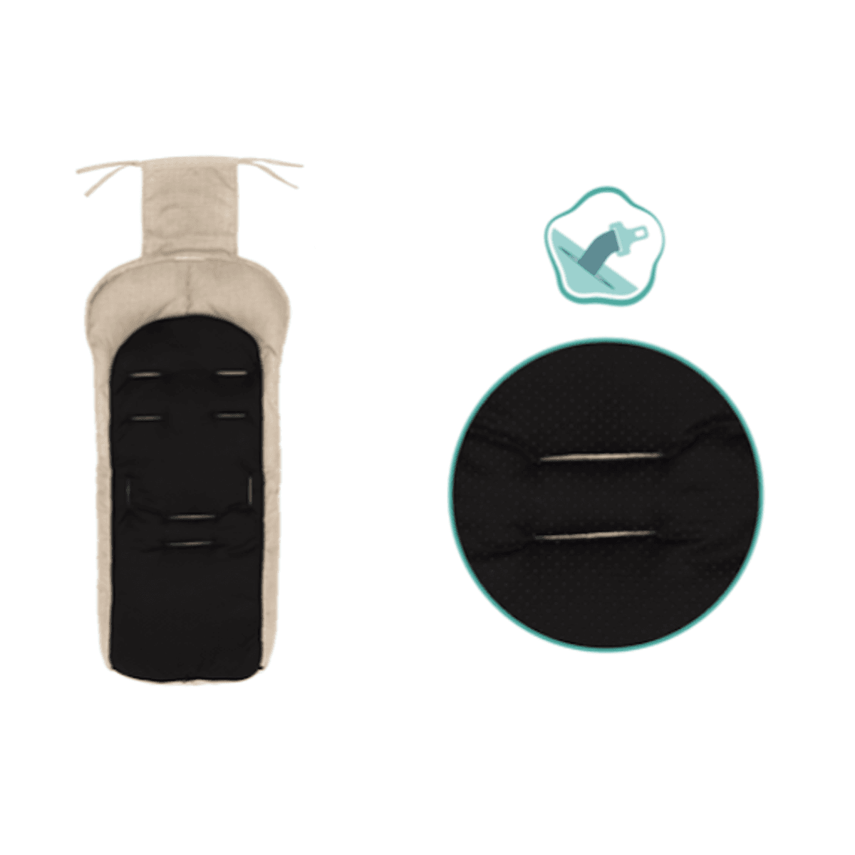 Fillikid | Dunpose Med Lammeskinn | Sand Melange