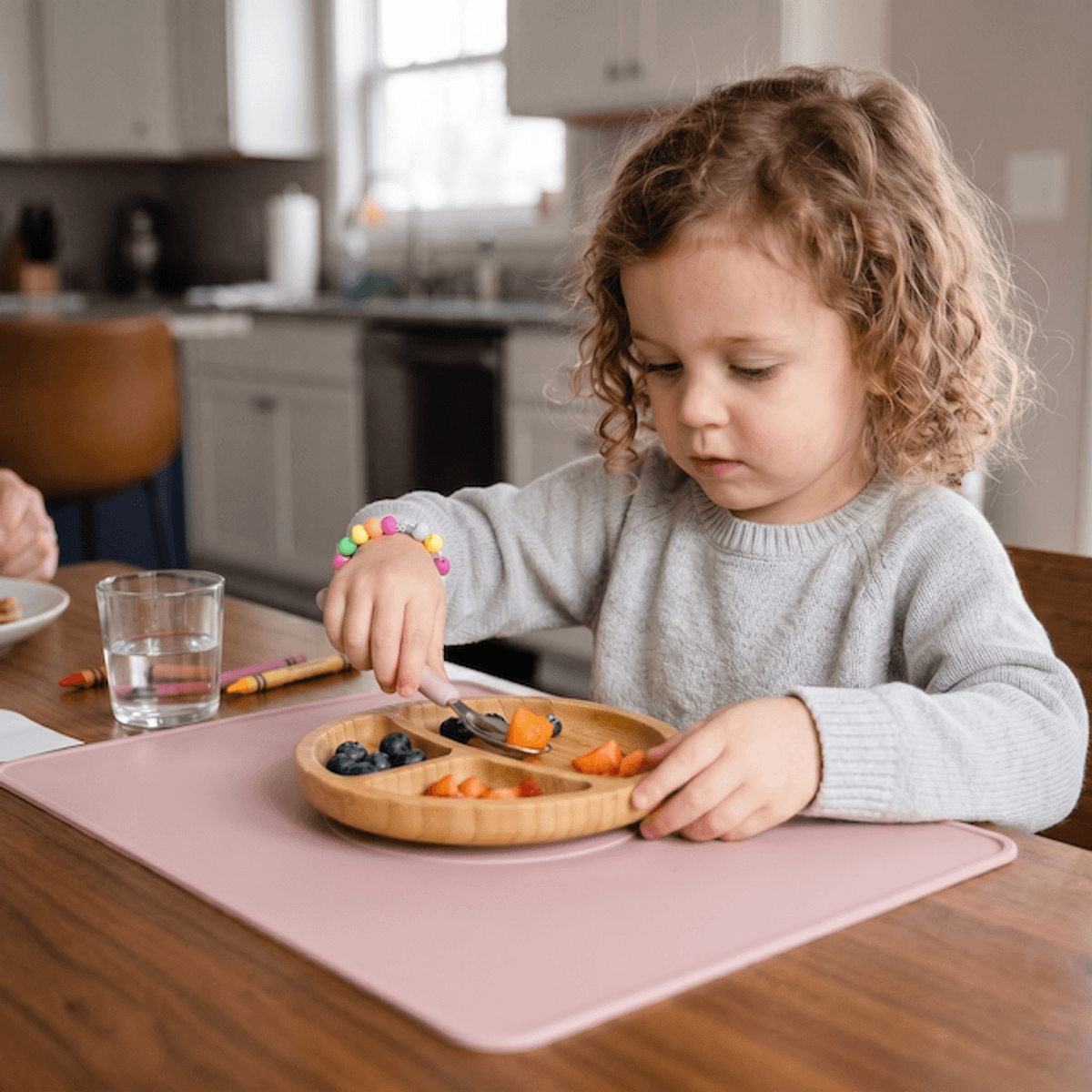 Troller Kids | Silikon Spisebrikke | Beige