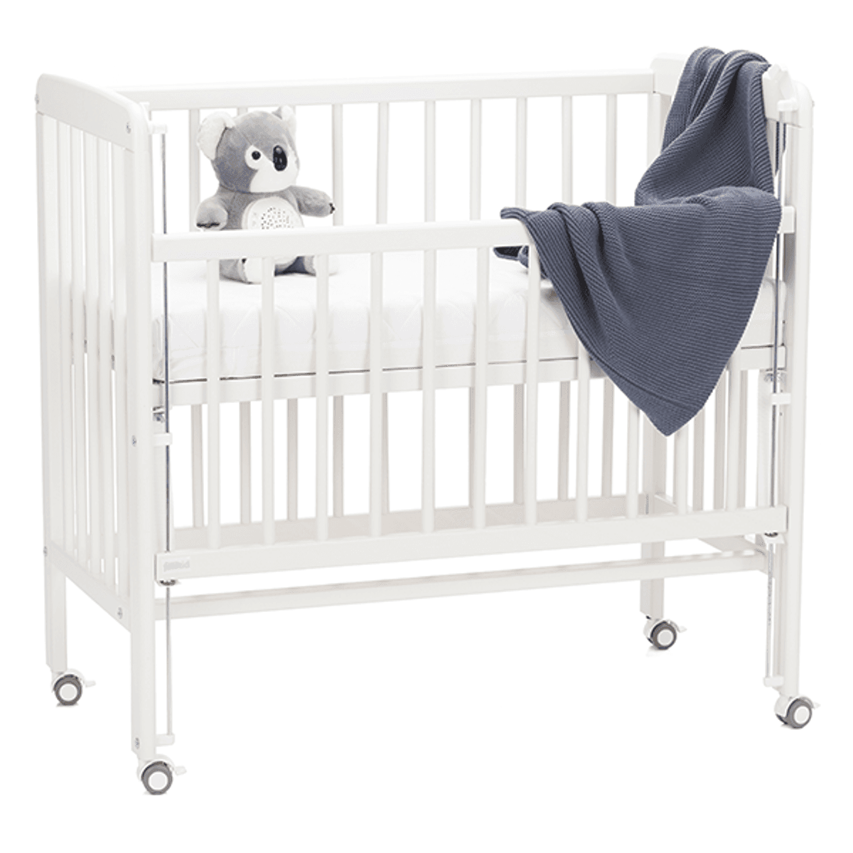 Fillikid | Strikket babyteppe | 80 x 100 cm | Blue