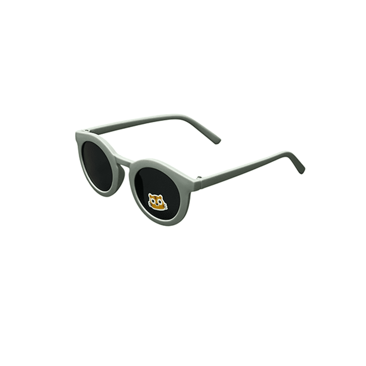 Troller | TinyShade | Solbrille til barn i silikon | 0-3 år | Grågrønn