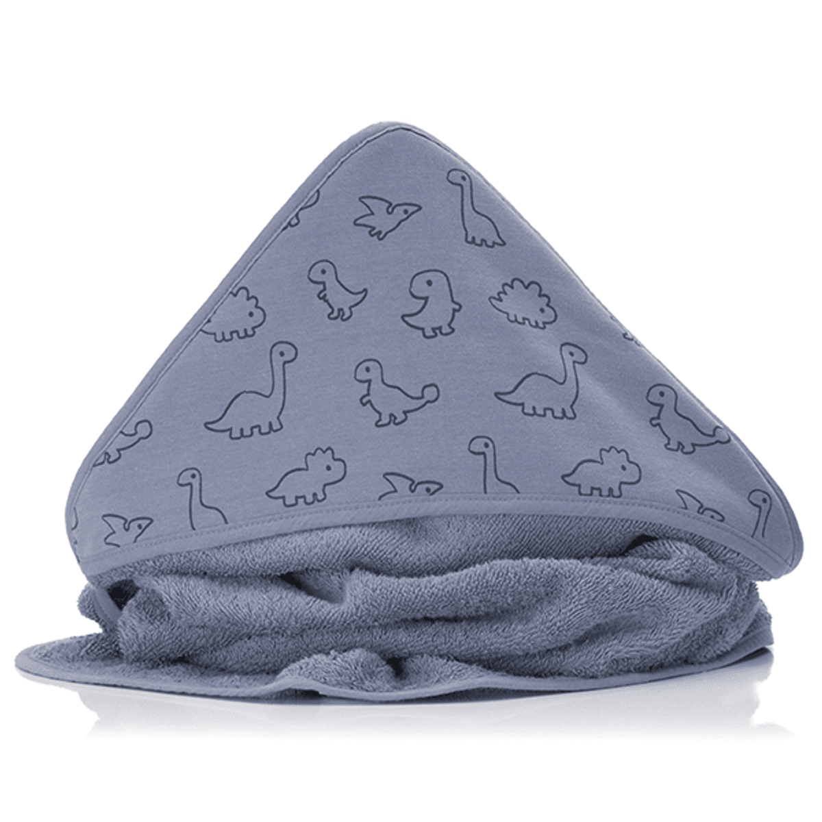 Fillikid | Hettehåndkle | 75 x 75 cm | Dino Blue