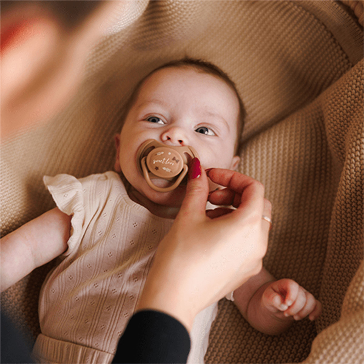 Babyono | Symmetrisk Sillikonsmokk | 0-6 mnd